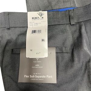 Kenneth Cole Reaction Black Suit Pants